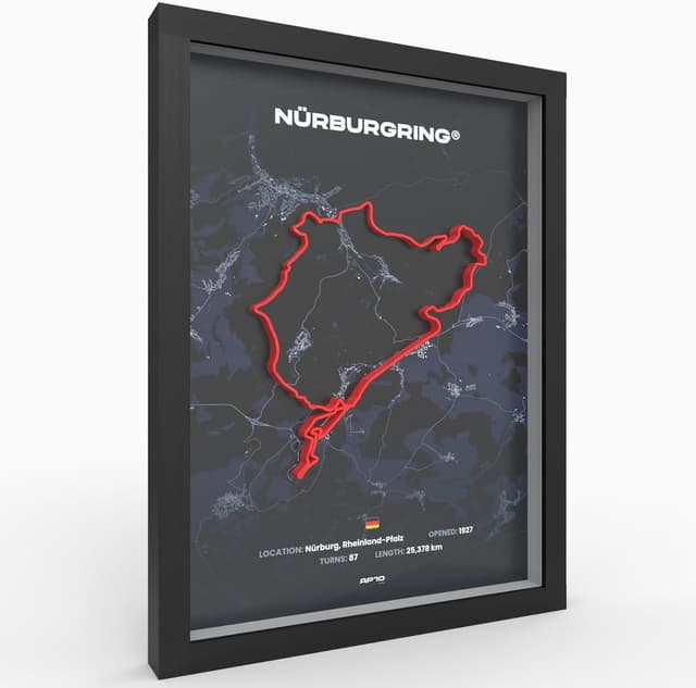 Imagen de Nürburgring 3D Motorsport Poster A3 en OfertitasTOP