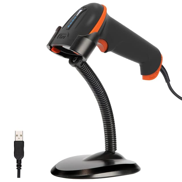 Detalle de Tera L5100Y-Z Escáner Láser USB 1D con soporte ergonómico