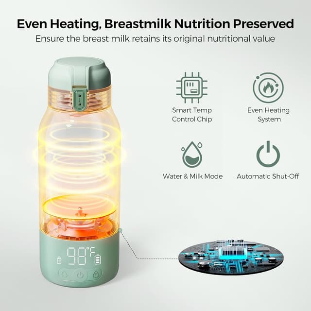 Detalle de Momcozy Portable Milk Warmer 17oz