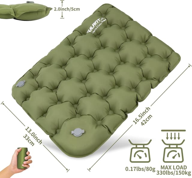 Thumbnail 3 de EULANT Aufblasbares Camping Sitzkissen 42×33×5 cm ⛺