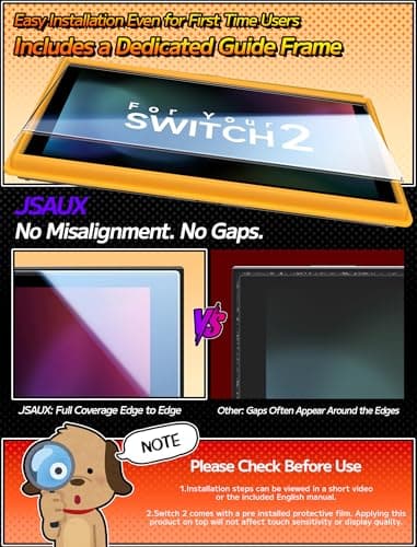 Thumbnail 2 de JSAUX Switch 2 protector 0,3 mm