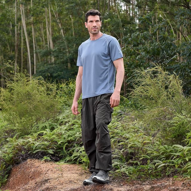 Detalle 2 de FitVille Extra Weit Wanderschuhe Herren – wasserdichte Outdoor-Halbschuhe mit Fußgewölbestütze