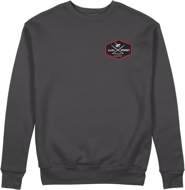 Detalle de Felpa Surf Monkey con scollo rotondo e patch ricamato in felpa garzata 280 g/m²