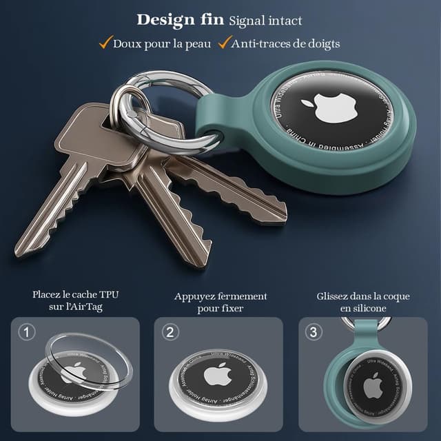 Thumbnail 2 de PESTON Étui AirTag lot de 4 🔑