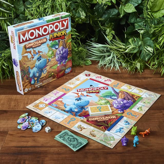 Detalle de Monopoly Junior Dinosaur Edition Game