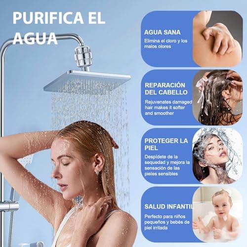 Thumbnail 2 de Filtro Ducha 36 Etapas Vitamina C - Alta Presión y Piel Sana