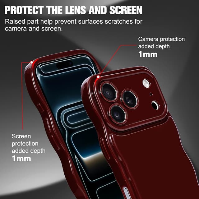 Detalle de iPhone 17 Pro Max Wavy Case 6.9 inch TPU