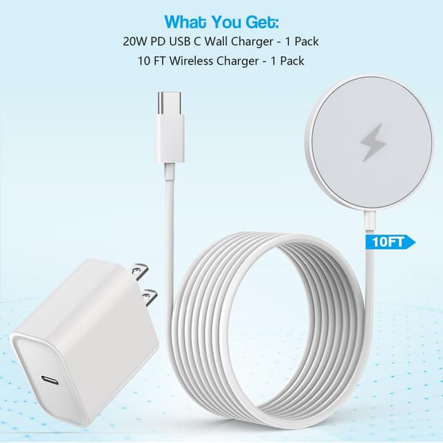 Thumbnail 6 de 10FT Magnetic Wireless Charger 15W