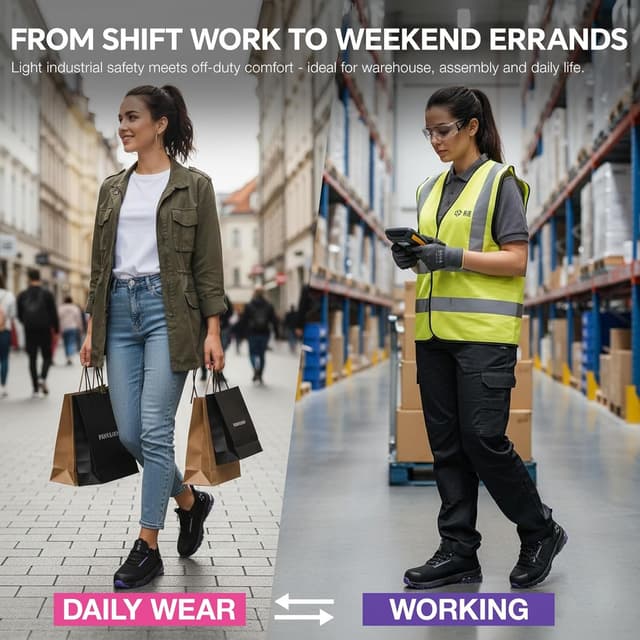 Thumbnail 6 de Scarpe sicurezza donna Air Cushion 45% leggere