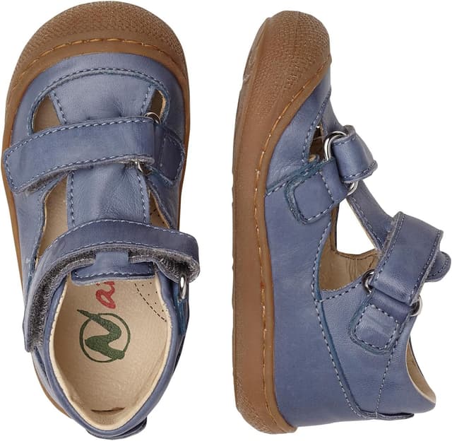 Detalle 2 de Naturino PUFFY-Halb geschlossene Sandale azurblau – mit doppeltem Klettverschluss