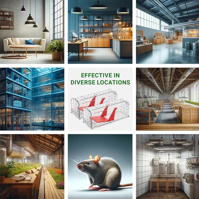 Thumbnail 5 de ROSHIELD Humane Mouse Trap 2-pack — reusable 🐭