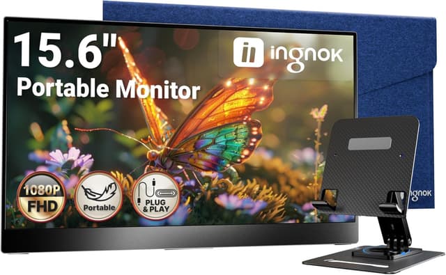 Detalle de Ingnok Portable Monitor 15.6 Inch Ultra Slim