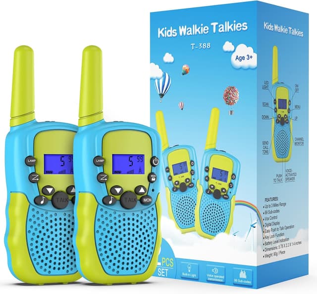 Detalle de Kearui Walkie Talkies für Kinder 8 Kanäle