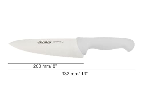Detalle 2 de Arcos 2900 Cuchillo Chef 200 mm 🍴 - Acero Inoxidable