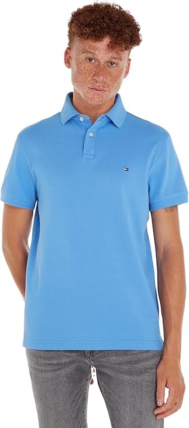 Imagen de Tommy Hilfiger Polo Hombre 1985 Regular Fit Azul 🌊 en OfertitasTOP