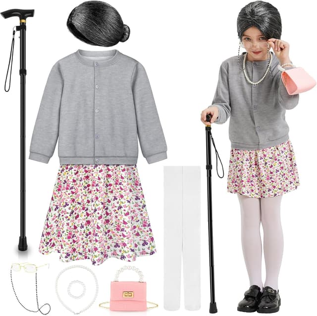 Thumbnail 6 de Gnodio Old Lady Costume 100 ๐ญ