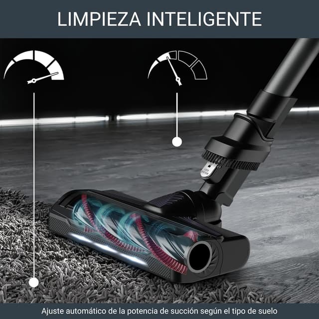 Detalle 1 de Rowenta Xforce Flex 9.60 Allergy – Aspirador escoba sin cable 🧹
