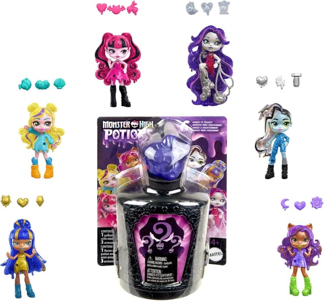 Detalle de Monster High Zaubertränke Minipuppen 7 cm