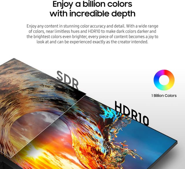 Detalle de Samsung Viewfinity S65UA 34-inch Curved UltraWide QHD Monitor (USB-C, 100Hz, HDR10)