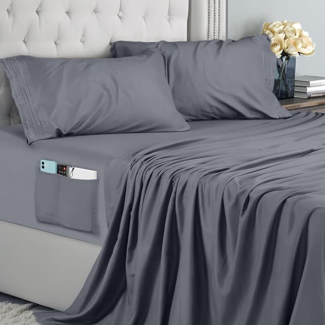 Imagen de Utopia Bedding juego 4 piezas 150x200 Gris en OfertitasTOP