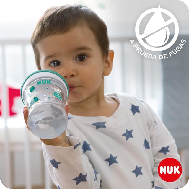 Thumbnail 3 de NUK Action Cup Taza Infantil con Pajita Blando, 230 ml 🦀