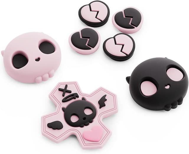 Detalle de GeekShare Switch 2 thumb grips set