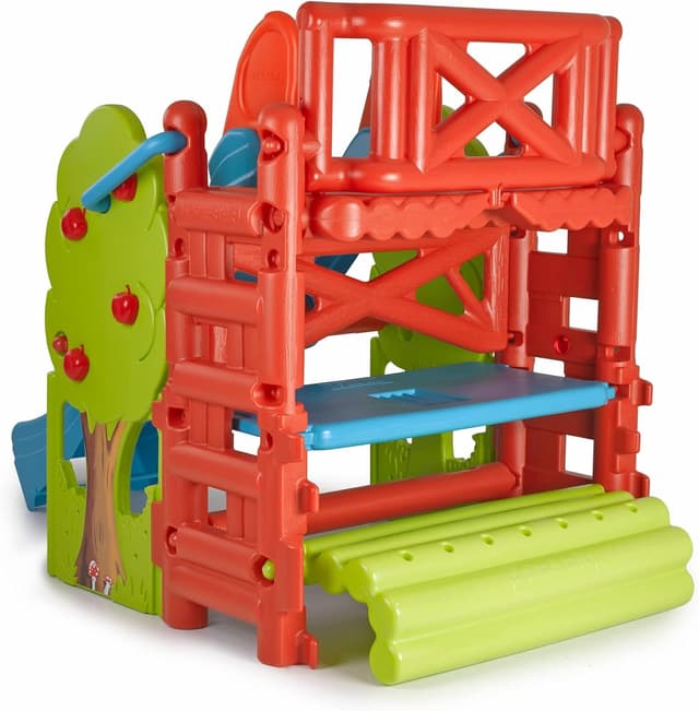 Thumbnail 3 de FEBER - Wood House 🌳, Tobogán y Mesa Arenero para Niños