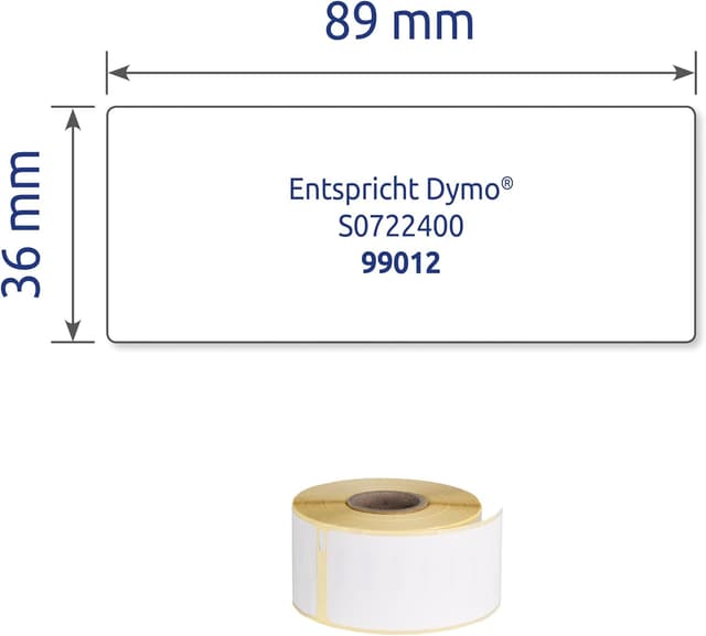 Detalle de AVERY AS0722400 etichette adesive 36x89 mm 🏷