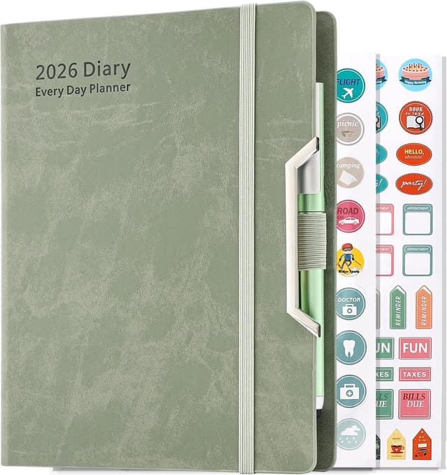 Detalle de Agenda académica 2026 A5 día por día