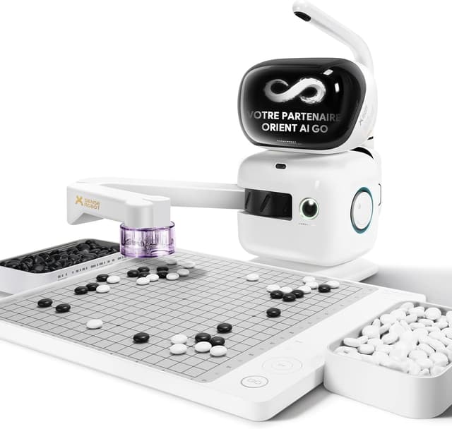 Detalle de Sense Robot Go Professionnel – Plateau de Go intelligent avec bras robotisé et IA (23 niveaux)