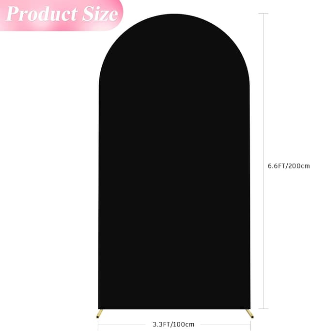 Detalle 2 de Wokceer 6.6FT Wedding Arch Cover 6.6x3.3ft 🎀
