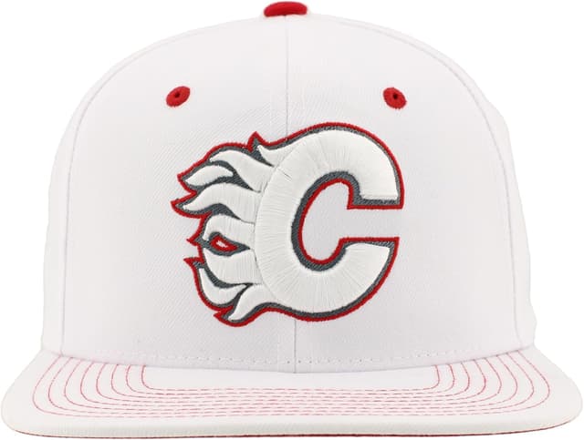 Detalle de ZHATS Calgary Flames Adjustable Snapback Hat (NHL Licensed) Flat Bill