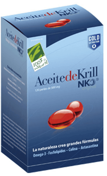 Imagen de 100% Natural Aceite de Krill NKO 120 perlas omega 3 en OfertitasTOP