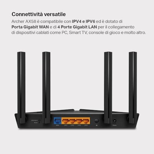 Thumbnail 4 de TP-Link Archer AX58 Router WiFi 6 AX3000, 1xWAN/4xLAN