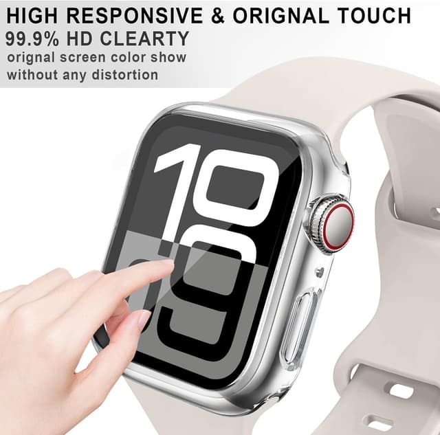 Detalle 2 de Apple Watch Series 10 full-coverage 4-pack case