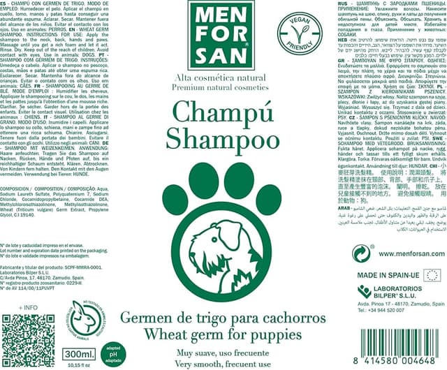 Thumbnail 6 de MENFORSAN Champú Macadamia 1 l para perros