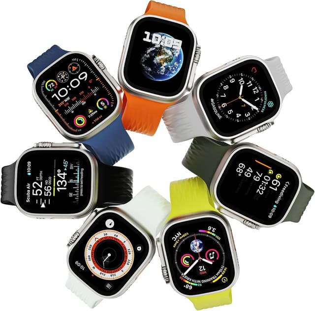 Thumbnail 6 de LULULOOK Correa FKM para Apple Watch 49mm