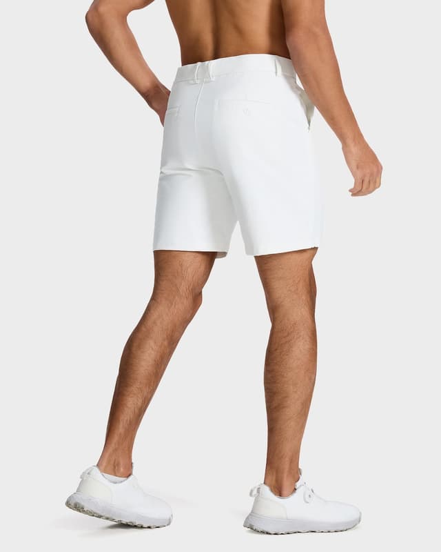 Detalle de SNOWTEN Men’s Classic Fit 7/9/11-Inch Golf Shorts with Lightweight Stretch & 4 Pockets