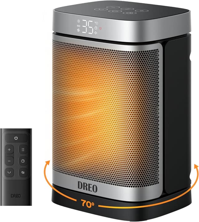 Detalle de Dreo Atom One calefactor cerámico 1500 W