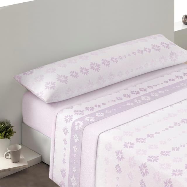 Imagen de Mercury Textil Sábanas Coralina Lavanda 135 en OfertitasTOP