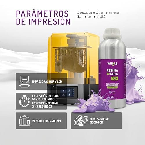 Thumbnail 3 de WINKLE Resina 3D 10K Púrpura 1 kg