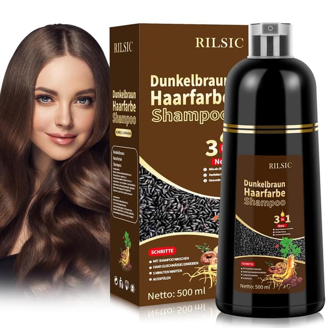 Detalle de Brown Hair Dye Shampoo 3in1 500 ml