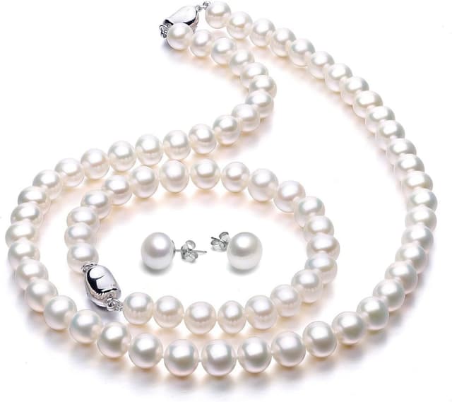 Imagen de VIKI LYNN Freshwater Pearl Necklace 18in en OfertitasTOP