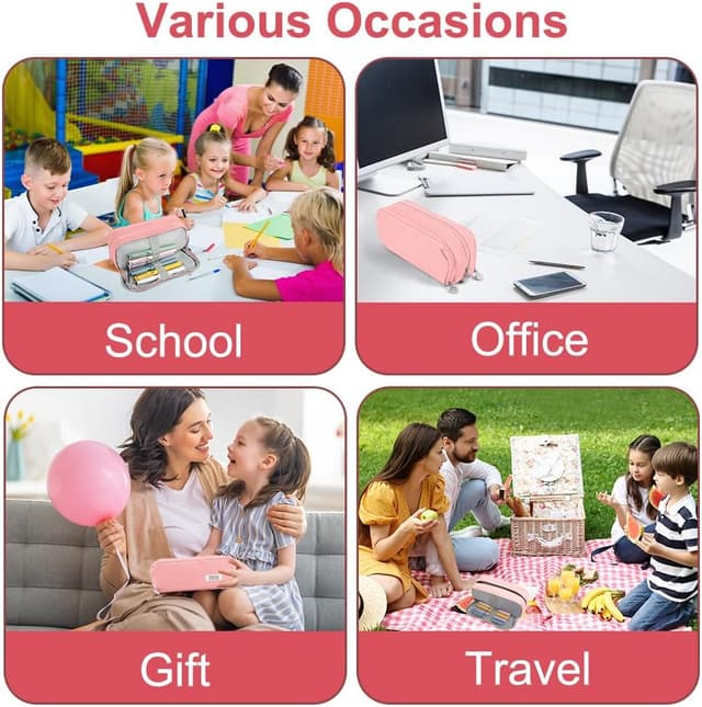 Thumbnail 5 de OFFCUP Estuche Portalápices Grande 3 compartimentos