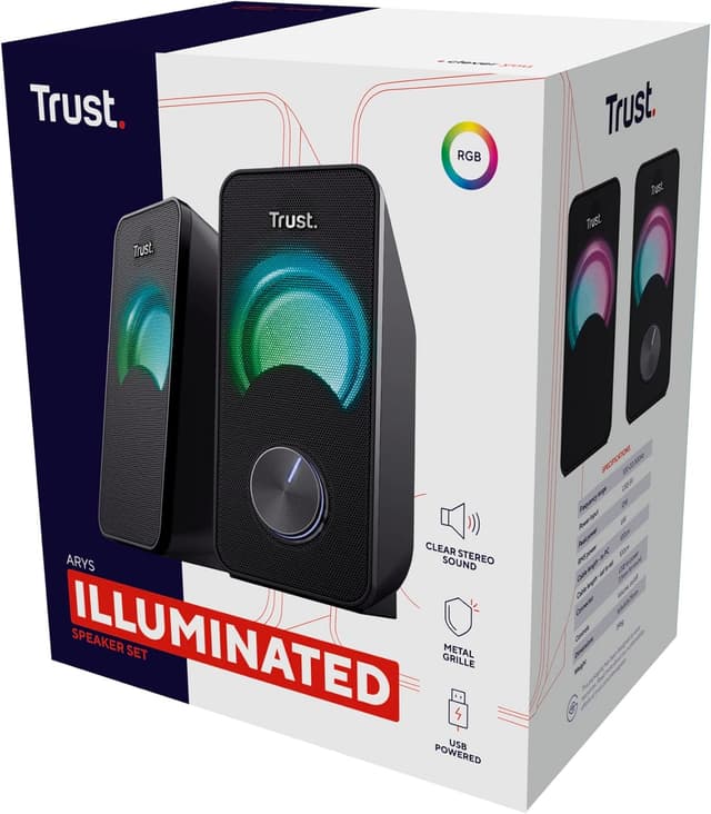 Thumbnail 9 de Trust 23120 Arys Altavoces Portátiles LED RGB 🎶 12 W
