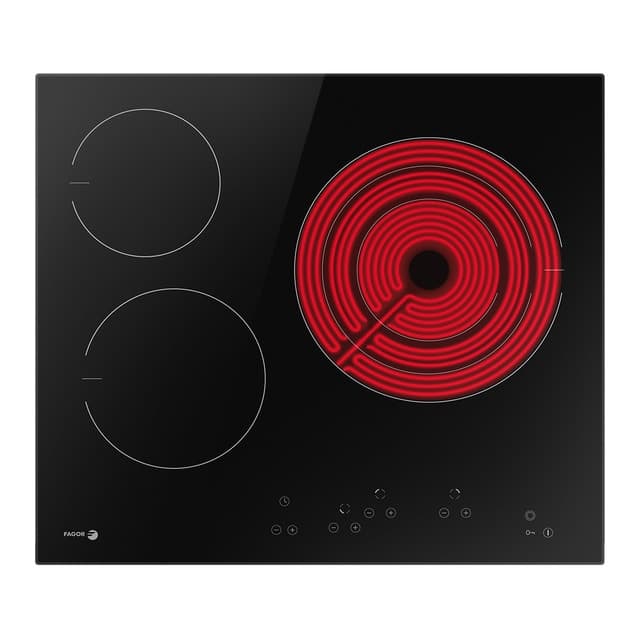 Detalle de Fagor 3VFT330AC placa vitrocerámica zona triple 30 cm