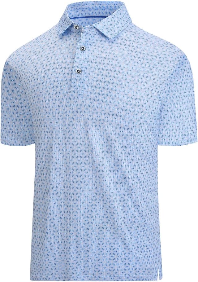 Detalle 2 de Hodaweisolp Men’s Dry Fit Golf Polo Shirt (Moisture Wicking, 4-Way Stretch)