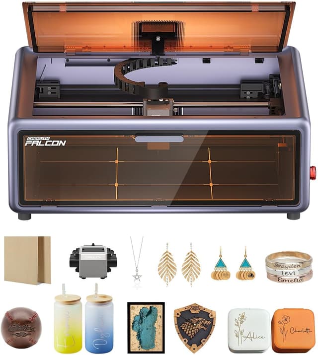 Detalle de Creality Falcon A1 incisione laser 10 W