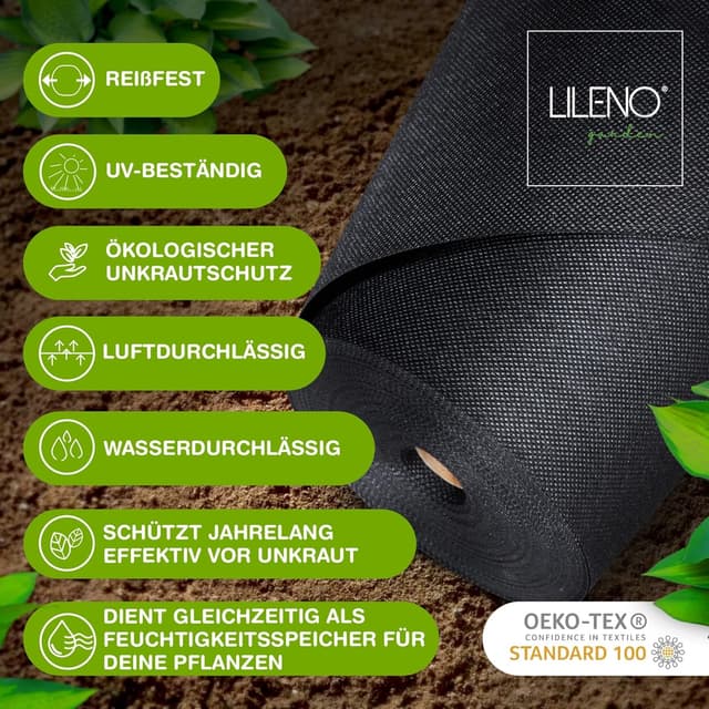 Thumbnail 2 de LILENO HOME 100 m² Fieltro antimalas para jardín