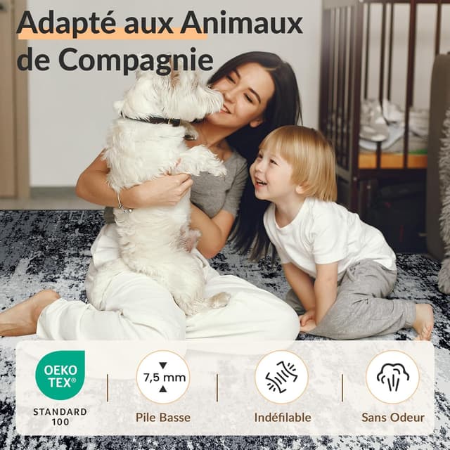 Thumbnail 5 de INOVADAY Tapis salon 180x270 antidérapant